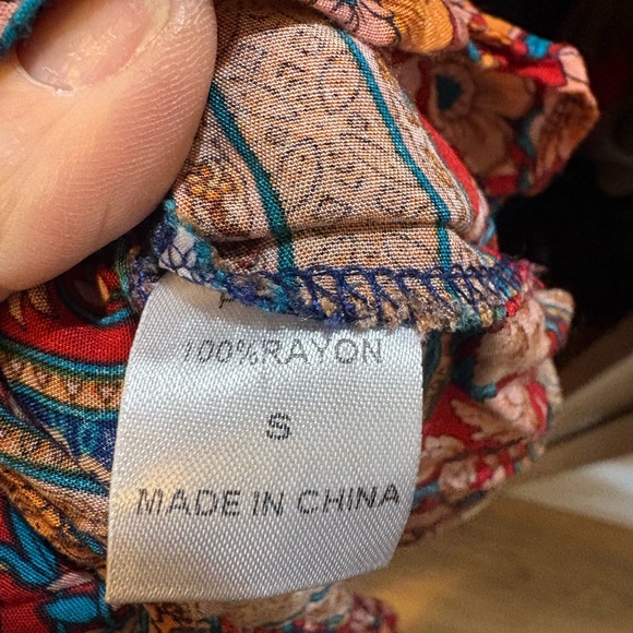 Boho style loose fitting dress - Picture 6 of 6